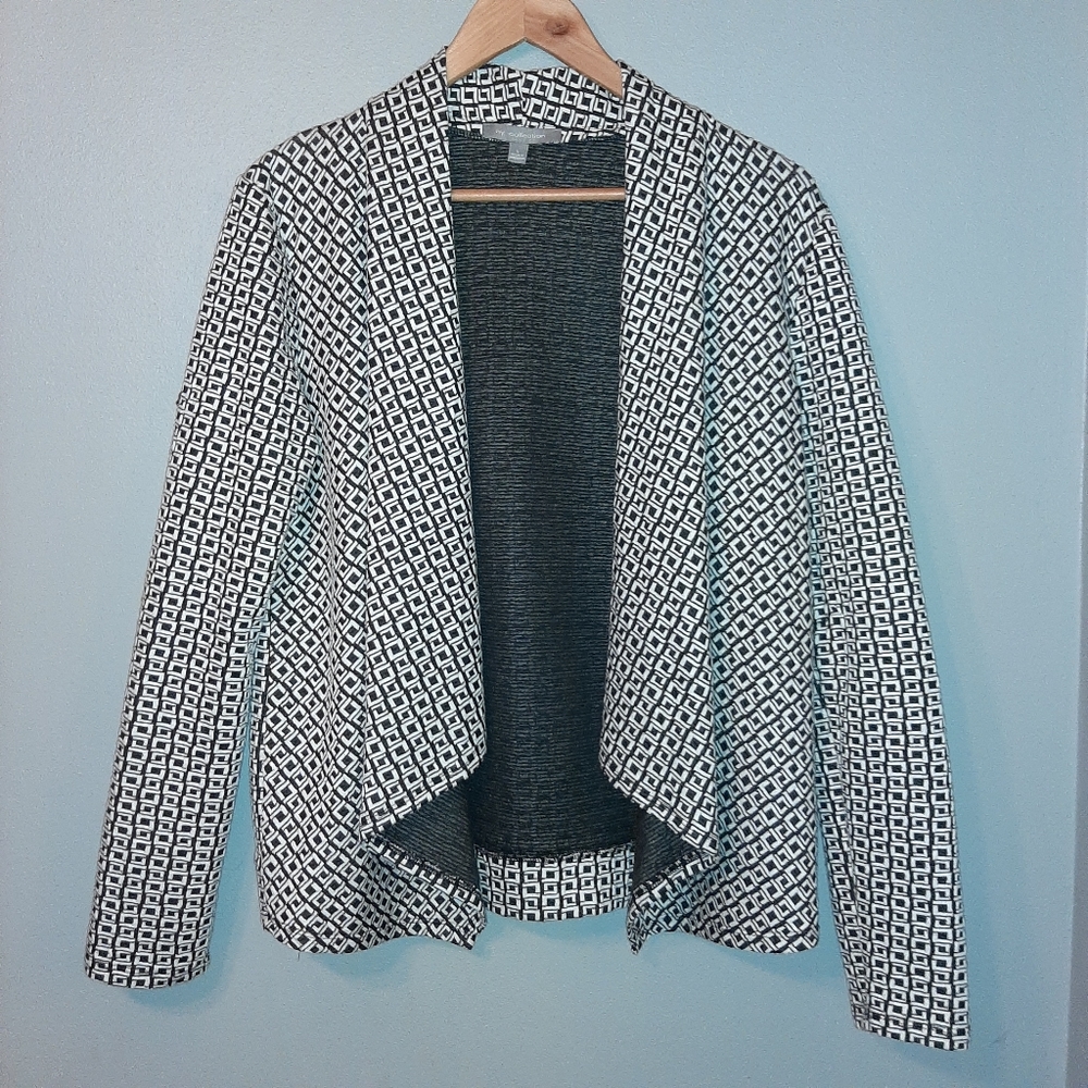 Cardigan Open Front Sweater Large